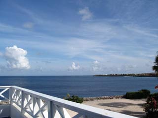 Seafront Island Retreat balcony View